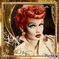 Portrait de Lucille Ball - Gratis geanimeerde GIF
