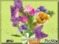 bouquet анимиран GIF
