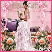 Concours : la mariée en rose