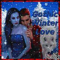 Goth Couple - Gratis animerad GIF