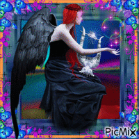 fantasy angel animovaný GIF