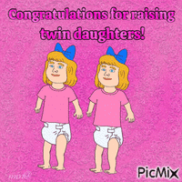 Praise for raising twins