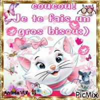 COUCOU BISOUS Animated GIF