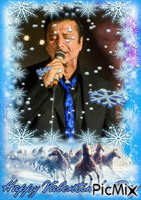 Steve Perry Winter Blue Valentine - Free animated GIF