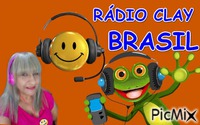 radio clay brasil - GIF animado grátis