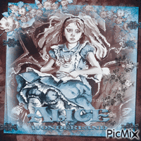 Alice in Wonderland - Nemokamas animacinis gif