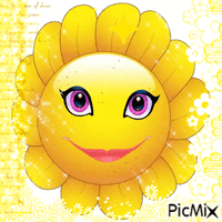 Sunflower. 🙂☀️ анимированный гифка