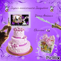 Bon et joyeux anniversaire Jacqueline