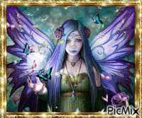 butterfly faerie - GIF animate gratis