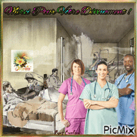 Concours : Hommage au personnel hospitalier animovaný GIF