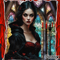 Mujer gótica - Besplatni animirani GIF