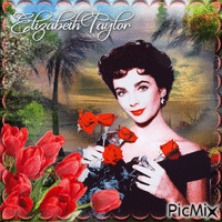 Elizabeth Taylor - Δωρεάν κινούμενο GIF