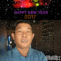 Happy New Year 2017 B - Darmowy animowany GIF