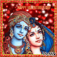 Valentines Day with Radha Krishna