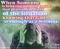 God is enough as a witness. - Gratis animerad GIF