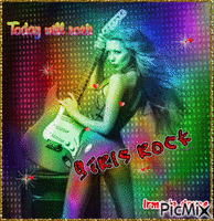 Girl's rock - 免费动画 GIF