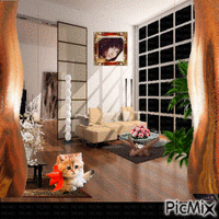 lovely room animasyonlu GIF