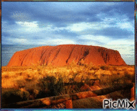 Uluru - GIF animado grátis