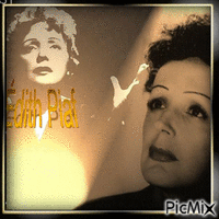 Edith Piaf - Free animated GIF