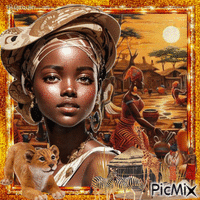 The beauty of Africa-contest - GIF animado gratis