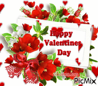 Happy Valentines Day animasyonlu GIF
