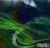 paisagem GIF animé