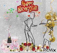 Nowy Rok - Zdarma animovaný GIF