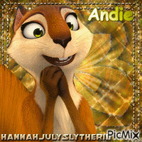 Andie the Squrrel from the Nute Job анимиран GIF