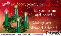 blessed advent - Free animated GIF