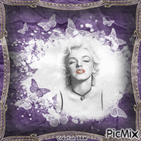 Marilyn Monroe par BBM анимированный гифка