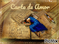 Carta de Amor - Darmowy animowany GIF