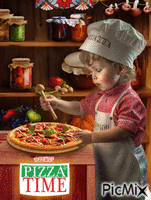 Pizza Time анимированный гифка