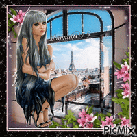 vue paris ♥ animovaný GIF