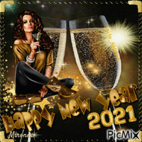 Happy New Year 2021 - Gratis geanimeerde GIF