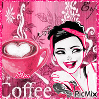 Café rose Animated GIF