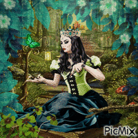 Contest: Queen in the element of Earth animovaný GIF