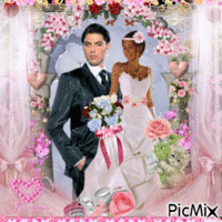 COUPLE DE MARIES animovaný GIF
