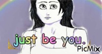 just be you - GIF animasi gratis