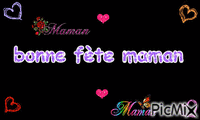 bonne fète maman - Bezmaksas animēts GIF