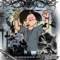 Contest: Gothic woman Animated GIF