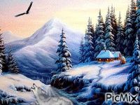 iarna - GIF animado grátis