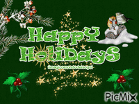 happy holidays - Free animated GIF