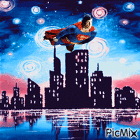 Superman animoitu GIF