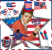 Elvis Presley animēts GIF