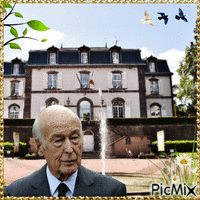 Giscard d'Estaing animovaný GIF