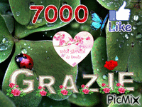 7000 like - Gratis geanimeerde GIF