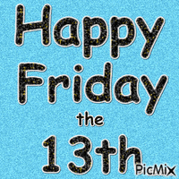 Happy Friday 13th - GIF animé gratuit