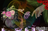 Kwiaty - GIF animé gratuit
