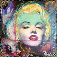 Marilyn Art Moderne - Gratis geanimeerde GIF