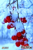 hiver animovaný GIF
